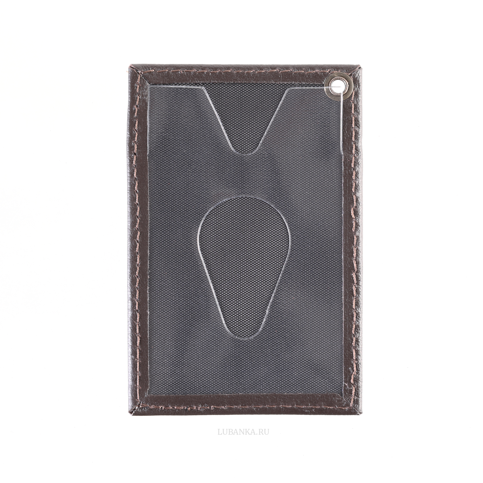 Картхолдер односторонний МЧС коричневый