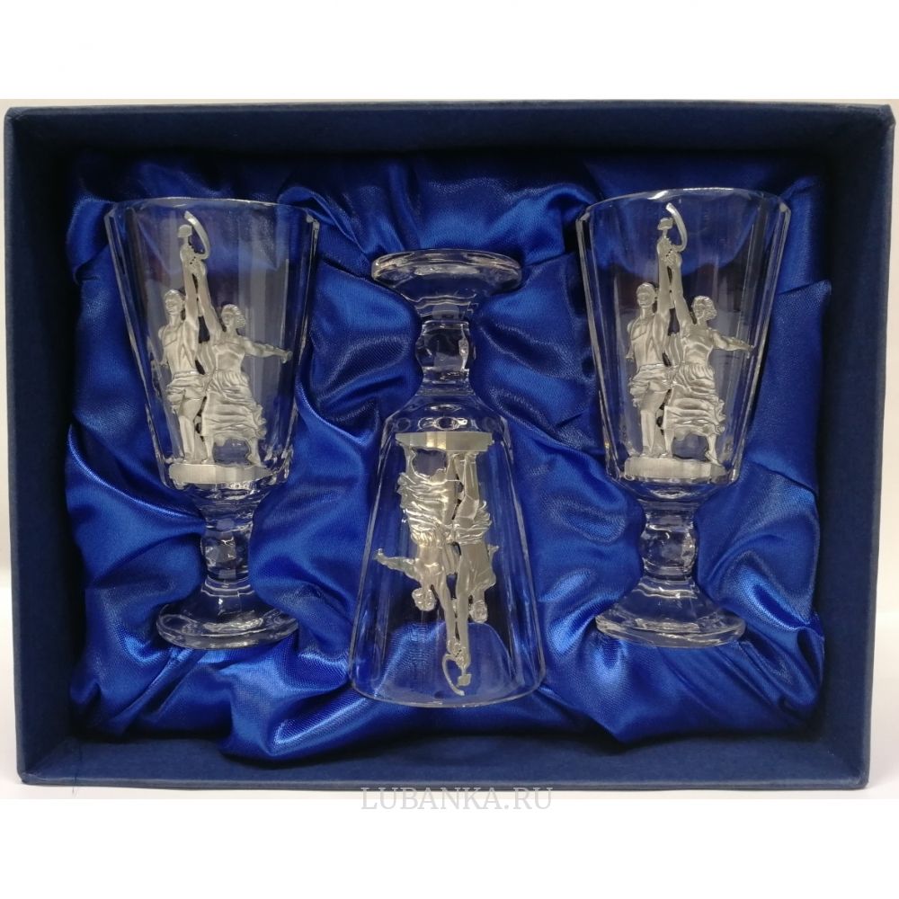 Хрустальные рюмки лафитники «Ностальгия»