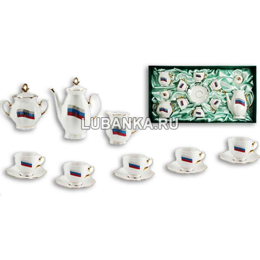 Сервиз столовый на 6 персон при 15 предметах «Триколор-Гранд»