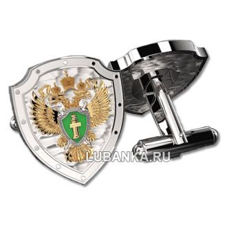 Запонки «Прокуратура», серебро