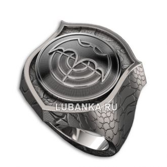 Перстень мужской «СН ГРУ»